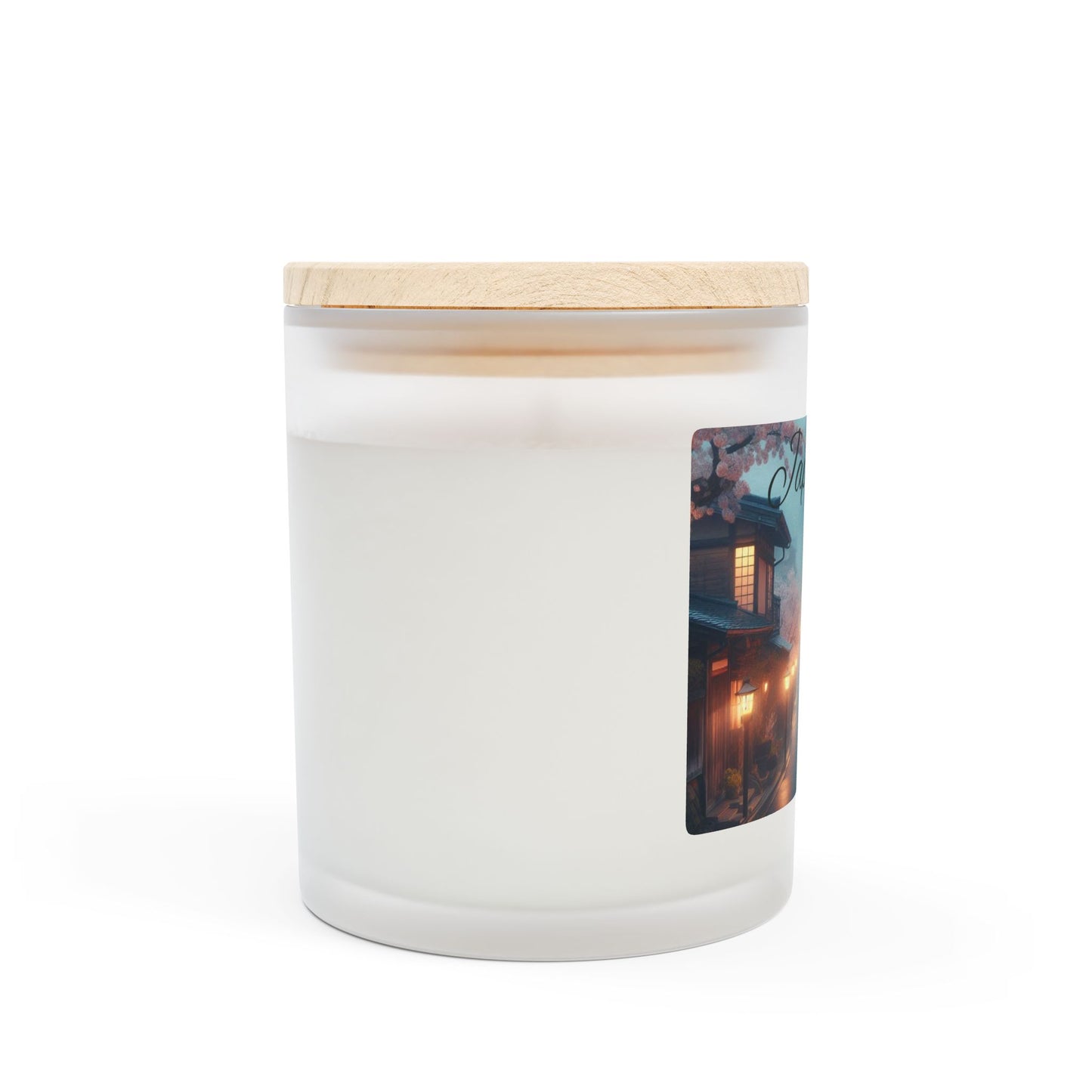 Frosted Glass Candle - Japan Fog Scented 11oz with Elegant Design