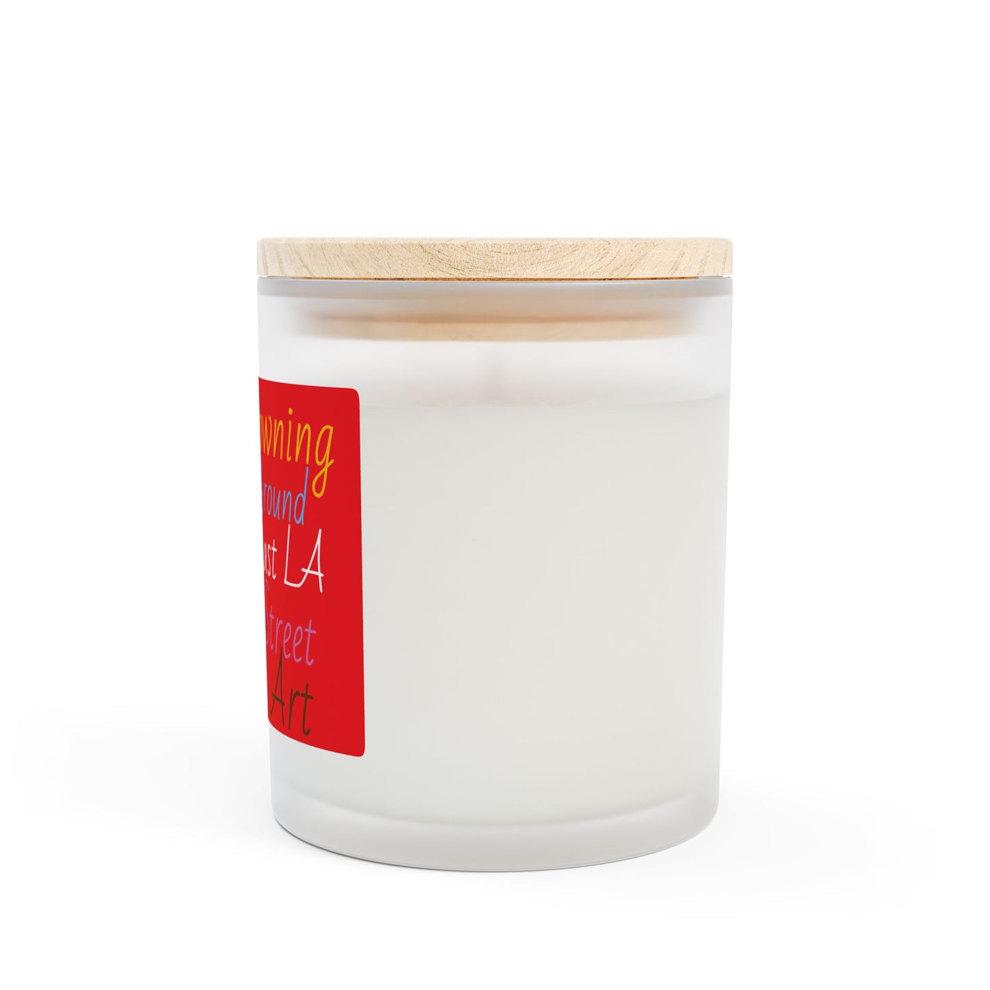 Clowning Around East LA 11oz Frosted Glass Candle | Street Art Decor